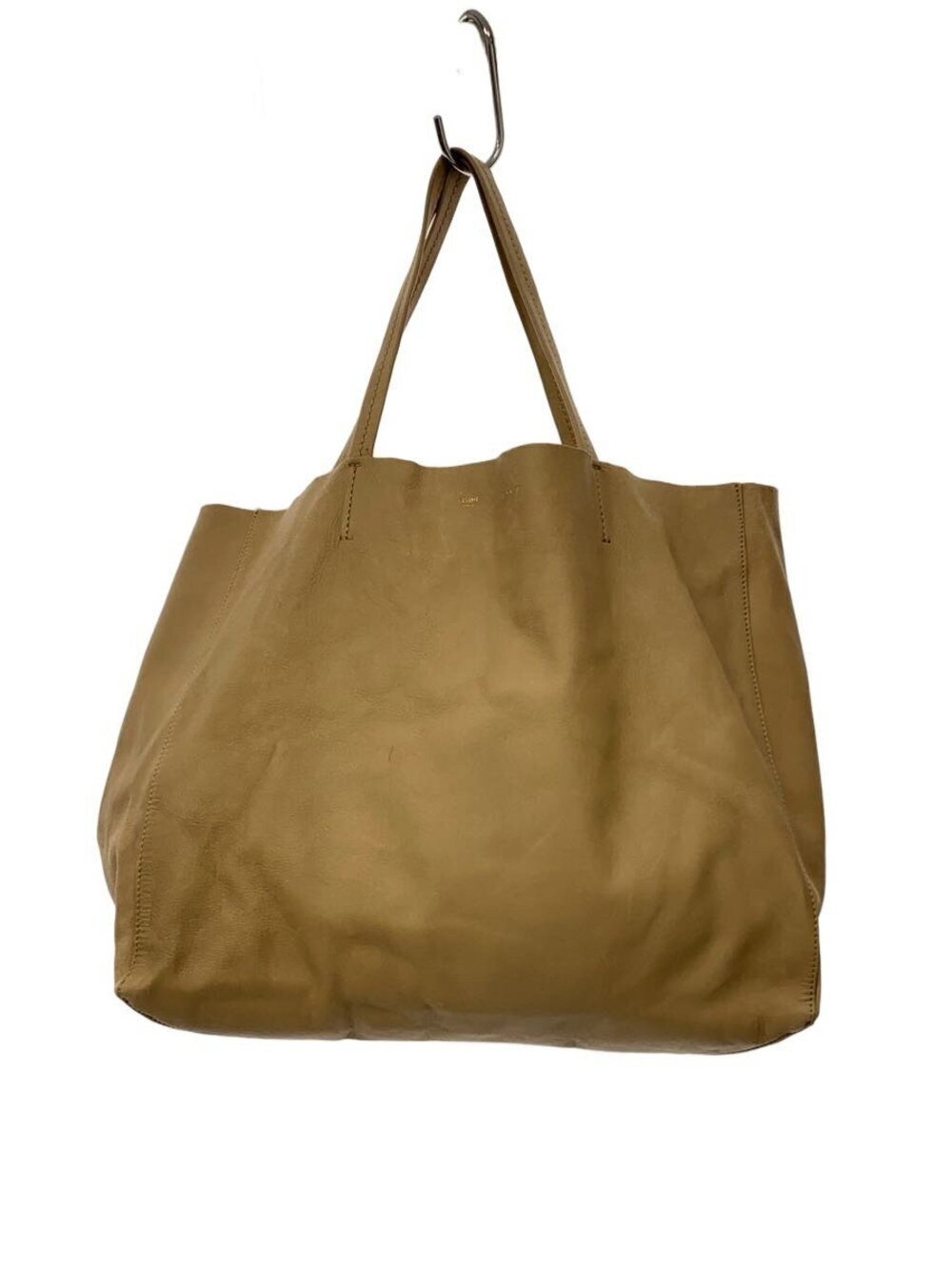 Celine Horizontal Cabas Tote Bag tan camel smooth leather